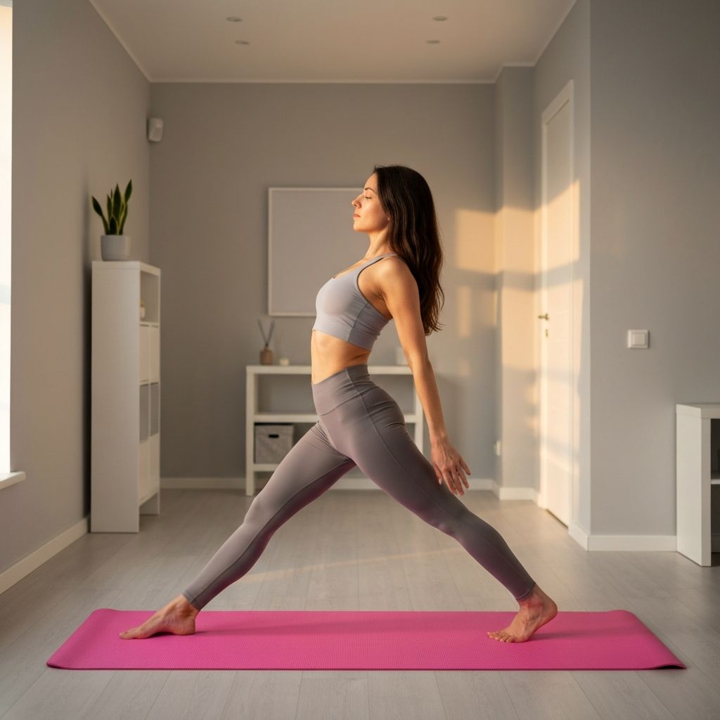 Entrenamiento de pilates en casa